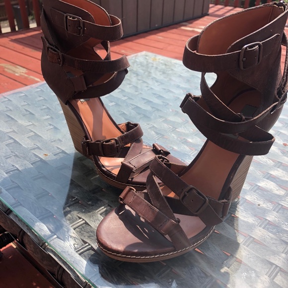 Saks Fifth Avenue Shoes - Gray Saks fifth avenue gladiator sandals